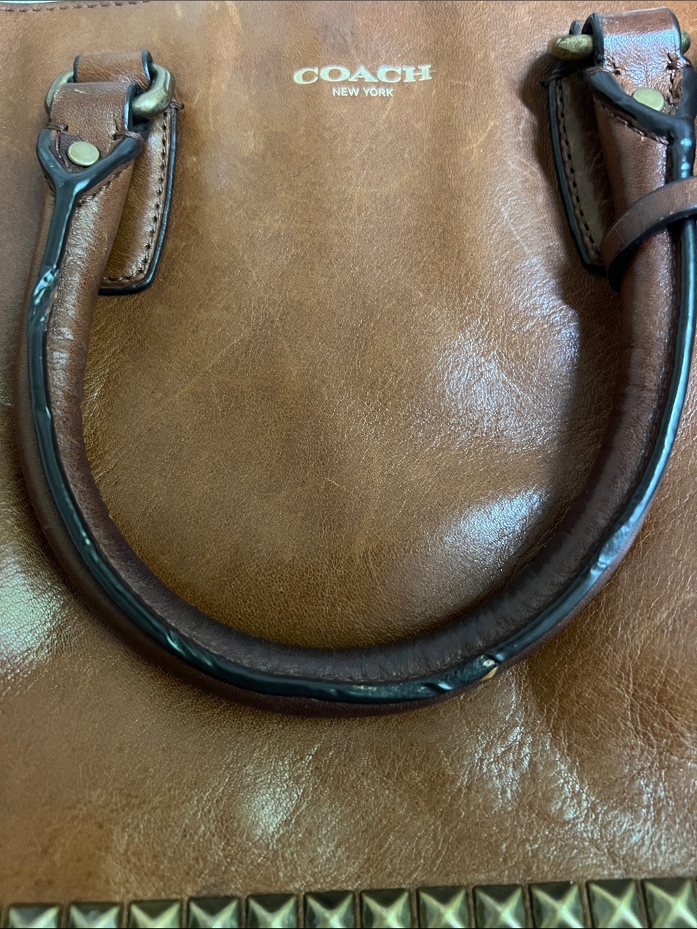 COACH Legacy Mini Studded Tanner Bag - Picture 14 of 14